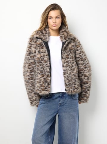 Noisy may Kunstfelljacke "NMJENNIFER" in Beige