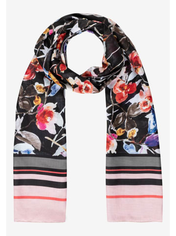 More & More Szal w kolorze jasnoróżowo-czarnym