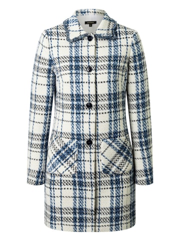 More & More Übergangsmantel in Creme/ Blau