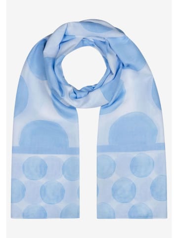 More & More Szal w kolorze błękitnym