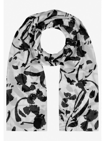 More & More Sjaal wit/zwart - (L)180 x (B)70 cm