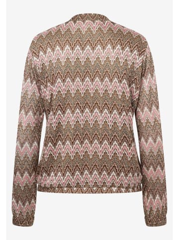 More & More Blouson in Braun/ Rosa