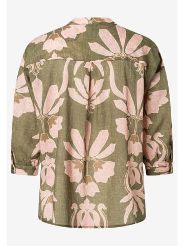 More & More Bluzka w kolorze oliwkowo-jasnoróżowym