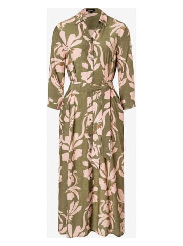More & More Sukienka w kolorze oliwkowo-jasnoróżowym