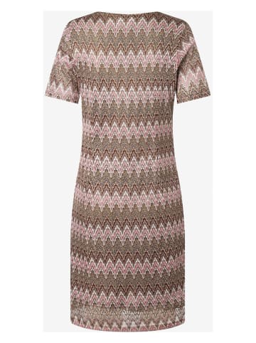 More & More Kleid in Rosa/ Braun