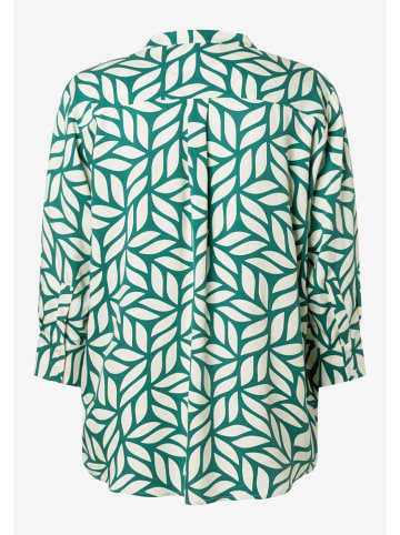 More & More Bluzka w kolorze zielono-białym