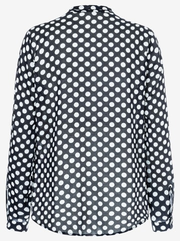 More & More Bluse in Schwarz/ Weiß