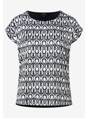 More & More Shirt donkerblauw/wit/lichtblauw