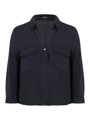 More & More Bluse in Dunkelblau