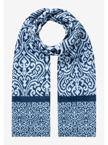 More & More Schal in Blau/ Weiß - (L)180 x (B)70 cm