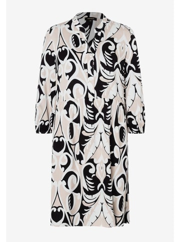 More & More Sukienka w kolorze beżowo-czarno-białym