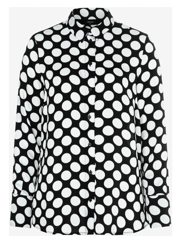 More & More Blouse zwart/wit