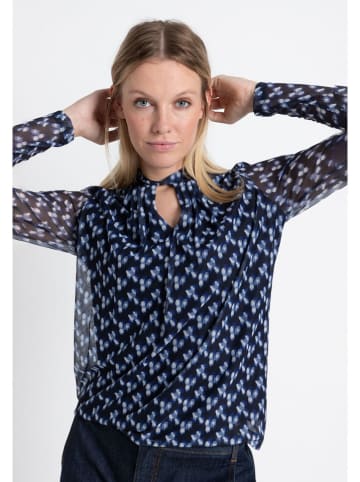 More & More Bluse in Dunkelblau