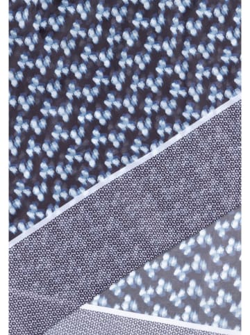 More & More Szal w kolorze czarno-niebieskim - 180 x 70 cm