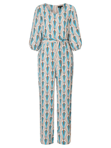 More & More Jumpsuit beige/lichtblauw