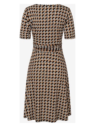 More & More Sukienka w kolorze karmelowo-czarnym