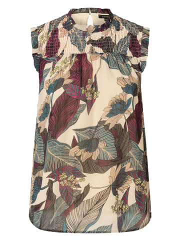 More & More Bluzka w kolorze beżowo-zielonym