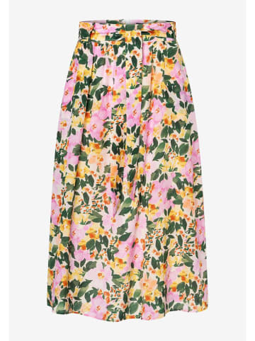 More & More Spódnica w kolorze zielono-jasnoróżowym