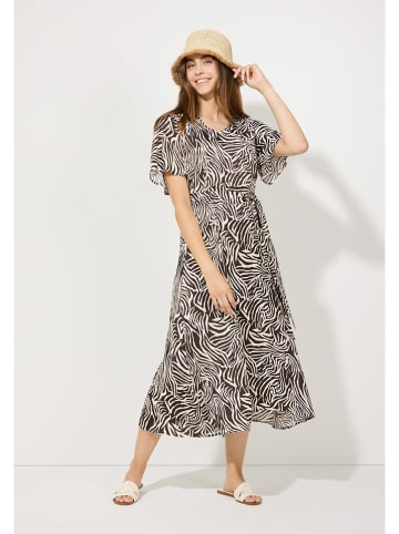 More & More Kleid in Braun/ Creme