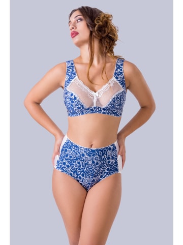 Valea Pełne figi "Anan" w kolorze biało-niebieskim