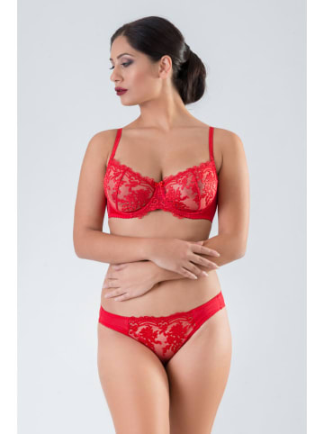 Valea Biustonosz "Dayana" w kolorze czerwonym