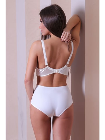 Valea Pełne figi high waist "Fiorella" w kolorze białym
