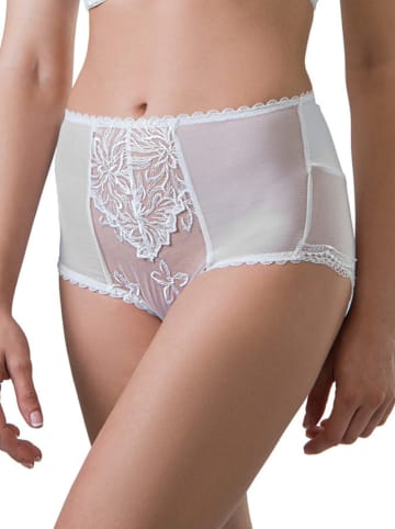 Valea Pełne figi high waist "Florida" w kolorze białym