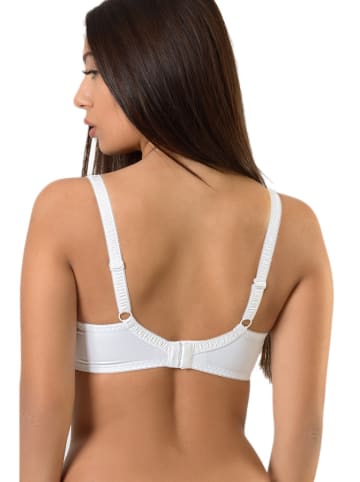 Valea Bügel-BH "Paulina" in Grau/ Weiß