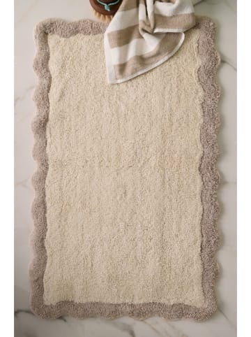 Ellos Home Badvorleger "Scallop" in Beige/ Creme