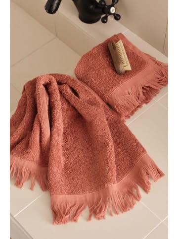 Ellos Home 2-delige set: gastendoeken "Molly" lichtroze