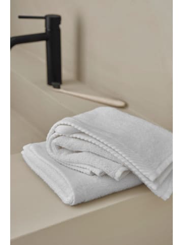 Ellos Home 2-delige set: washandjes "Elise" wit