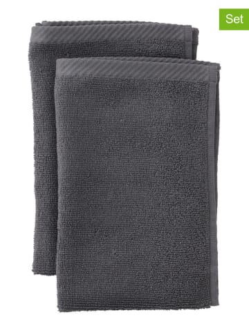 Ellos Home Myjki (2 szt.) "Elise" w kolorze szarym