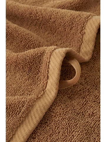 Ellos Home 2-delige set: washandjes "Elise" lichtbruin