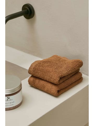 Ellos Home Myjki (2 szt.) "Elise" w kolorze jasnobrązowym