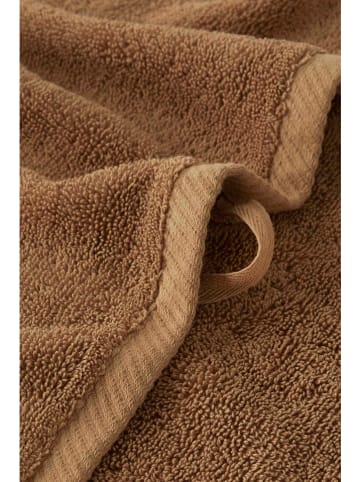 Ellos Home Ręcznik prysznicowy "Elise" w kolorze jasnobrązowym