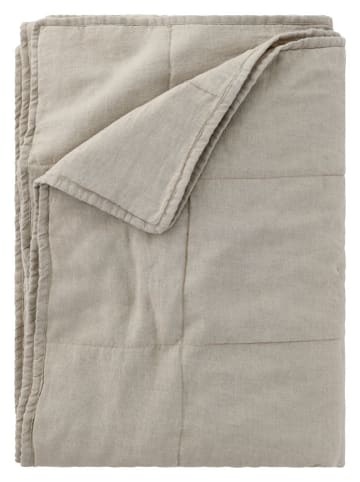 Ellos Home Leinen-Tagesdecke "Candice" in Grau