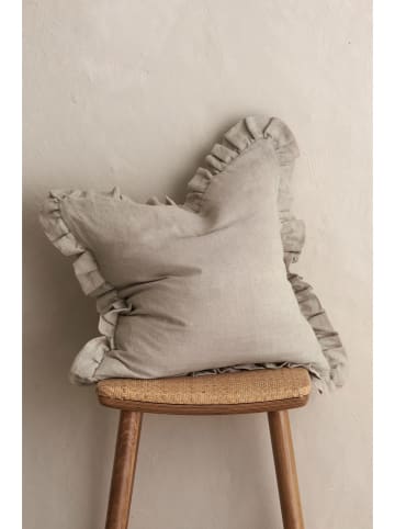 Ellos Home Leinen-Kissenhülle "Candice" in Beige