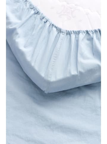 Ellos Home Spanbettlaken "Milly" in Hellblau