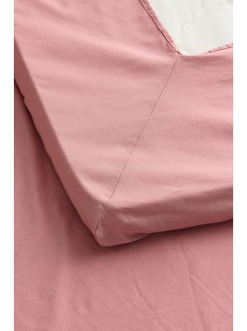 Ellos Home Prześcieradło "Milly" w kolorze jasnoróżowym