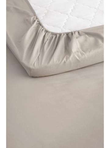 Ellos Home Prześcieradło "Heaven" w kolorze szarym na gumce