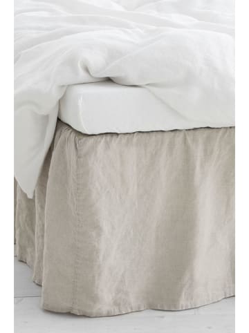 Ellos Home Leinen-Bettvolant "Candice" in Creme