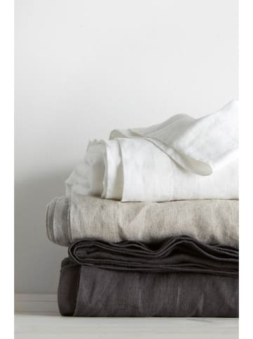 Ellos Home Leinen-Spannbettlaken "Candice" in Creme