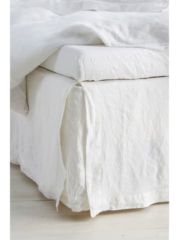 Ellos Home Linnen bedrok "Elmira" wit