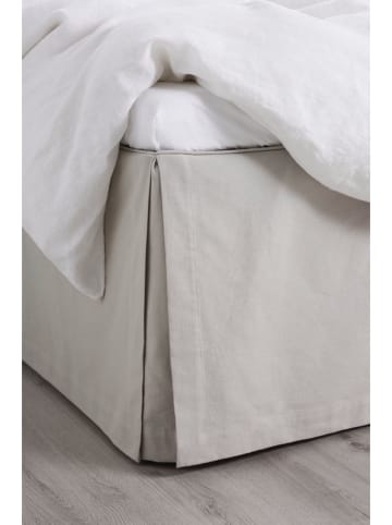 Ellos Home Falbana "Shelby" w kolorze szarym na łóżko