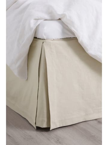 Ellos Home Falbana "Shelby" w kolorze kremowym na łóżko