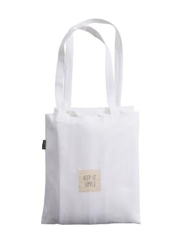 Ellos Home Falbana "Shelby" w kolorze białym na łóżko