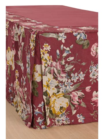 Ellos Home Linnen bedrok "Candice" rood