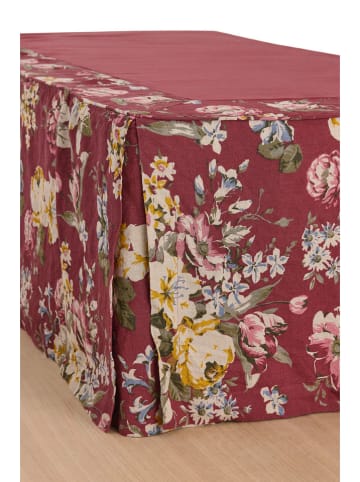 Ellos Home Linnen bedrok "Candice" rood