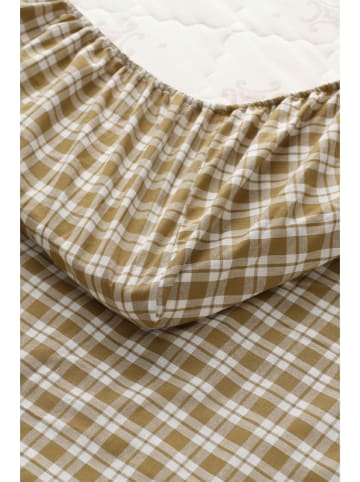 Ellos Home Spann-Bettlaken "Sonneli" in Khaki