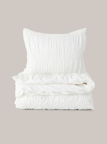 Staycation Perkal beddengoedset wit